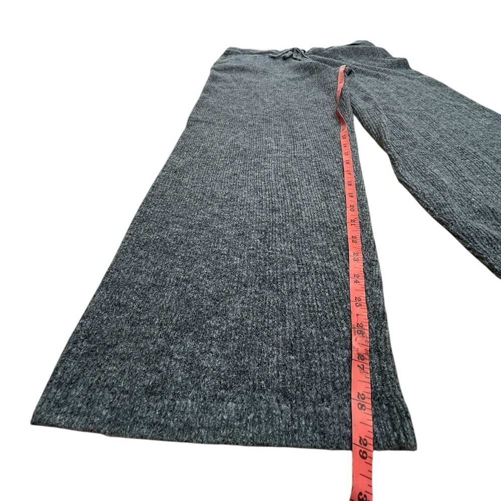 DKNY JOGGERS WOMENS SIZE LARGE HEATHERED GREY CASUAL PANTS CASHMERE BLEND - Picture 8 of 12